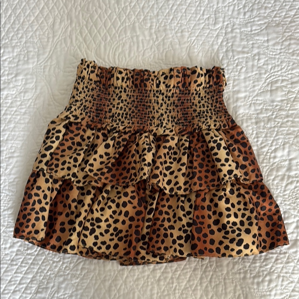 Janie and Jack Brown Black Mini Skirt Girls